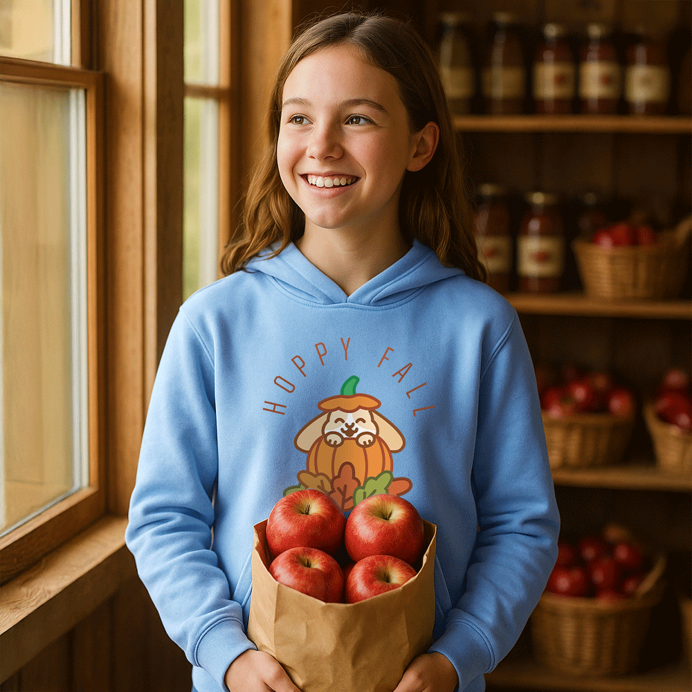 Hoppy Fall Youth Hoodie