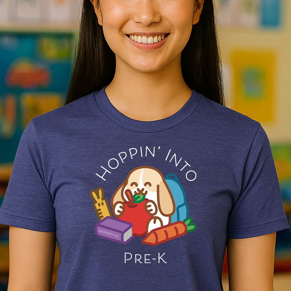 Hoppin' Into Pre-K Teacher Shirt