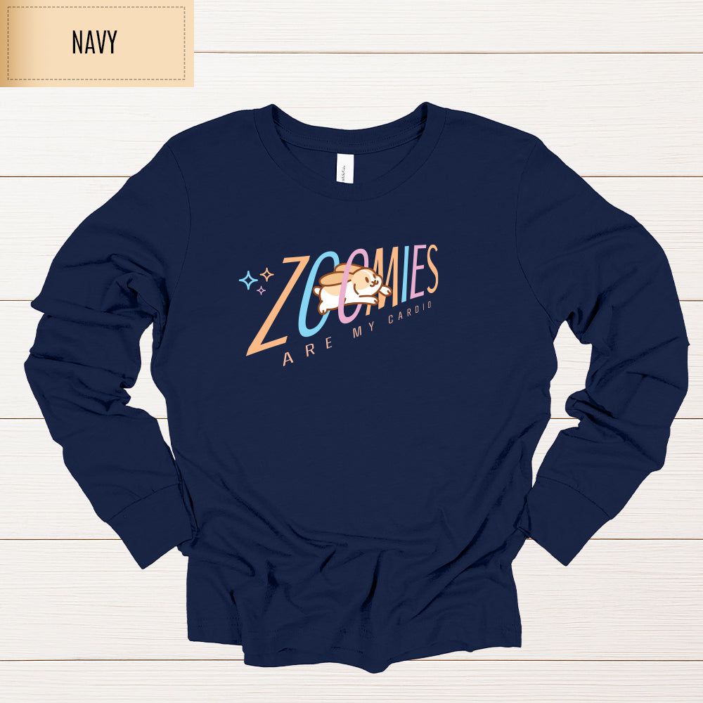 Zoomies Are My Cardio Youth Long Sleeve Tee