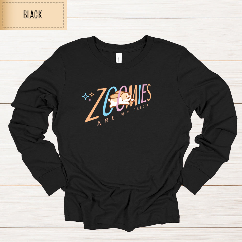 Zoomies Are My Cardio Youth Long Sleeve Tee