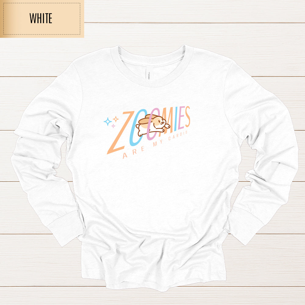Zoomies Are My Cardio Youth Long Sleeve Tee