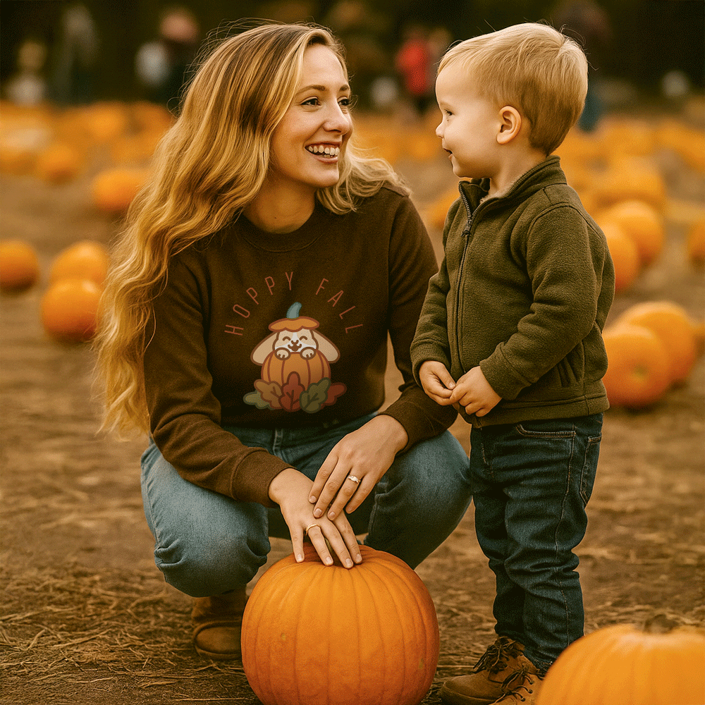 Hoppy Fall Adult Sweatshirt
