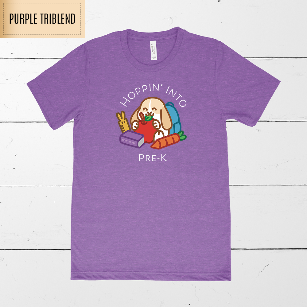 Hoppin' Into Pre-K Teacher Shirt