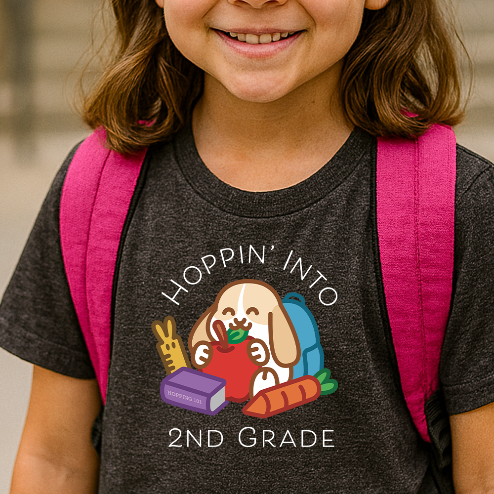 Hoppin' Into 2nd Grade Youth Shirt