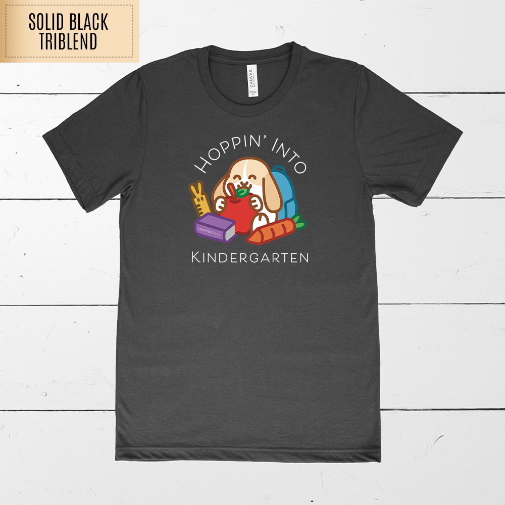 Hoppin' Into Kindergarten Teacher Shirt