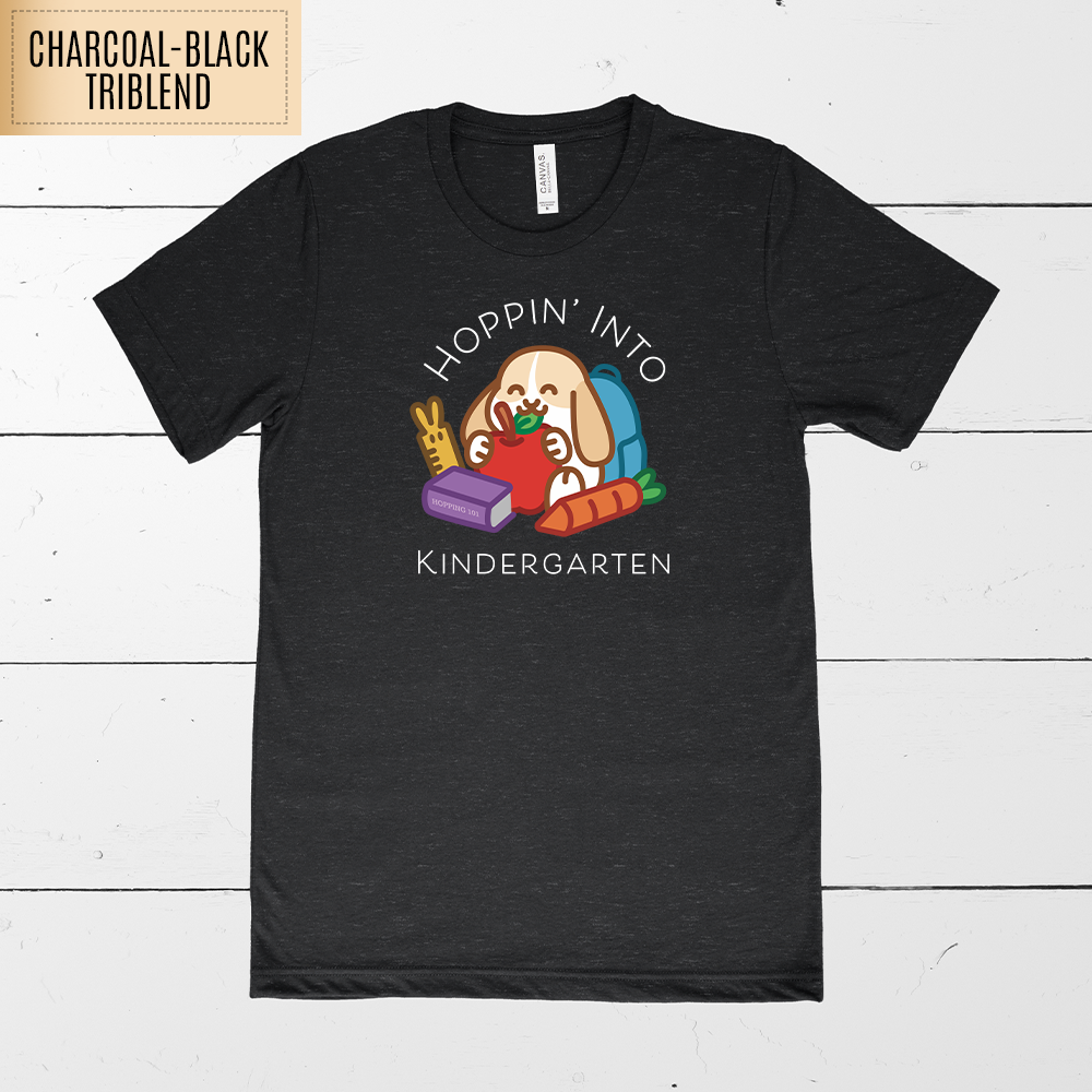 Hoppin' Into Kindergarten Teacher Shirt