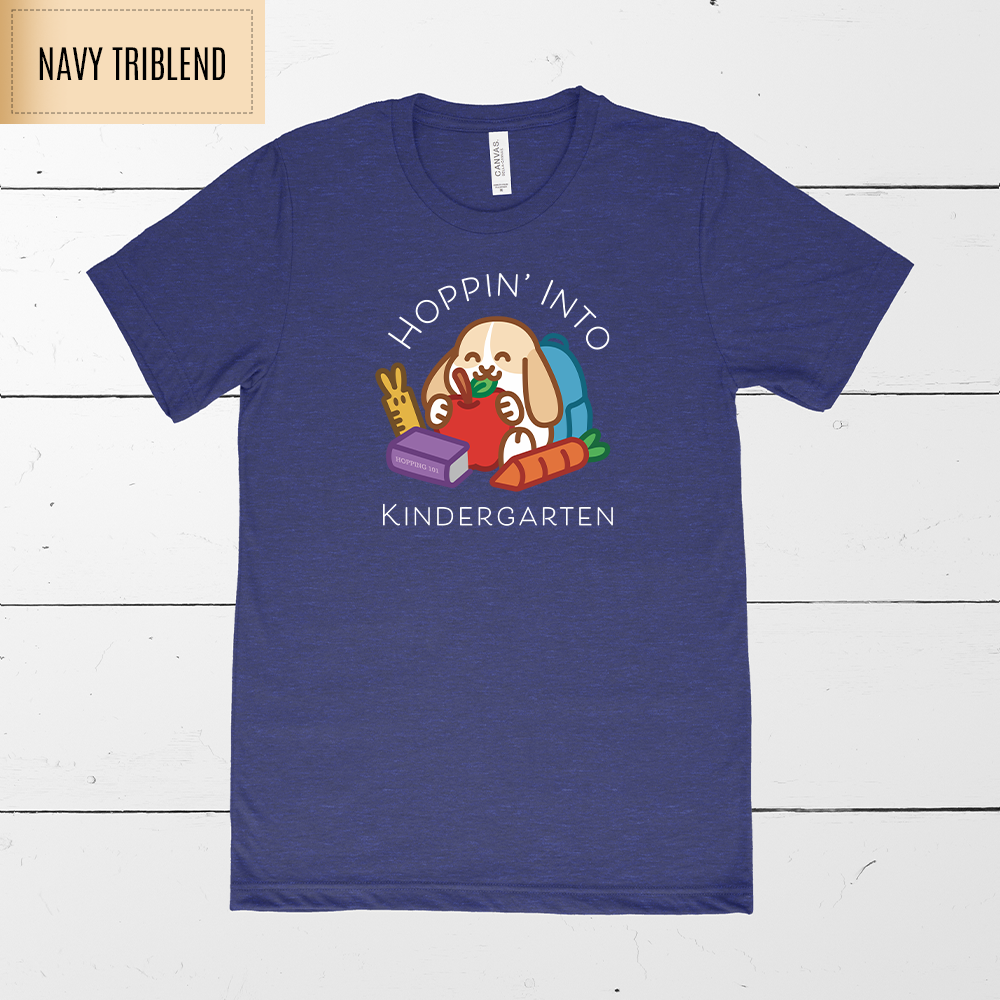 Hoppin' Into Kindergarten Teacher Shirt