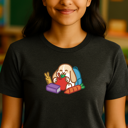 Back-to-School Bunny Teacher Shirt