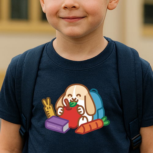 Back-to-School Bunny Youth Shirt