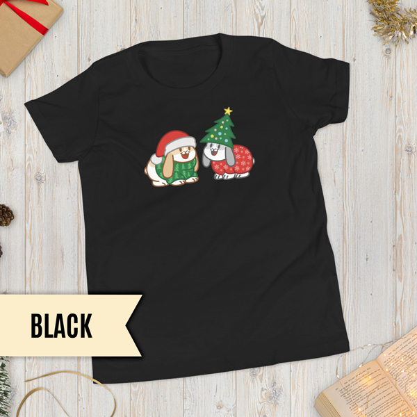 Christmas Bunnies Youth T-Shirt