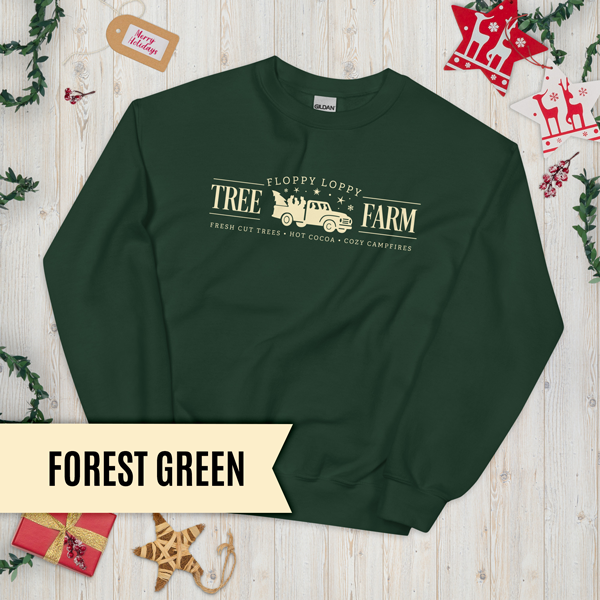 Christmas Tree Farm Adult Sweatshirt