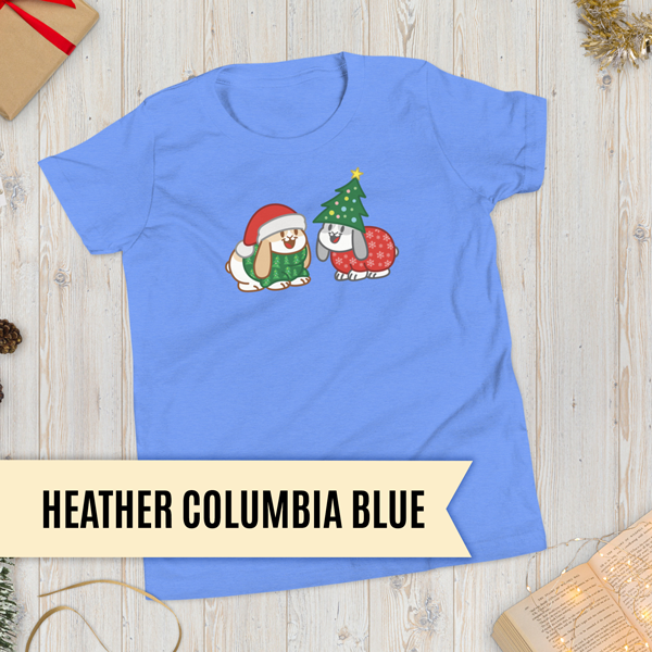 Christmas Bunnies Youth T-Shirt