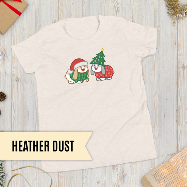 Christmas Bunnies Youth T-Shirt