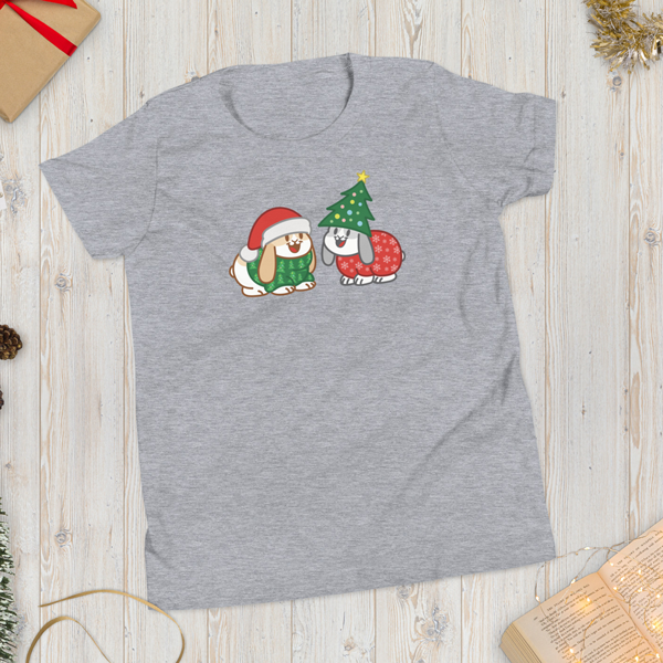 Christmas Bunnies Youth T-Shirt