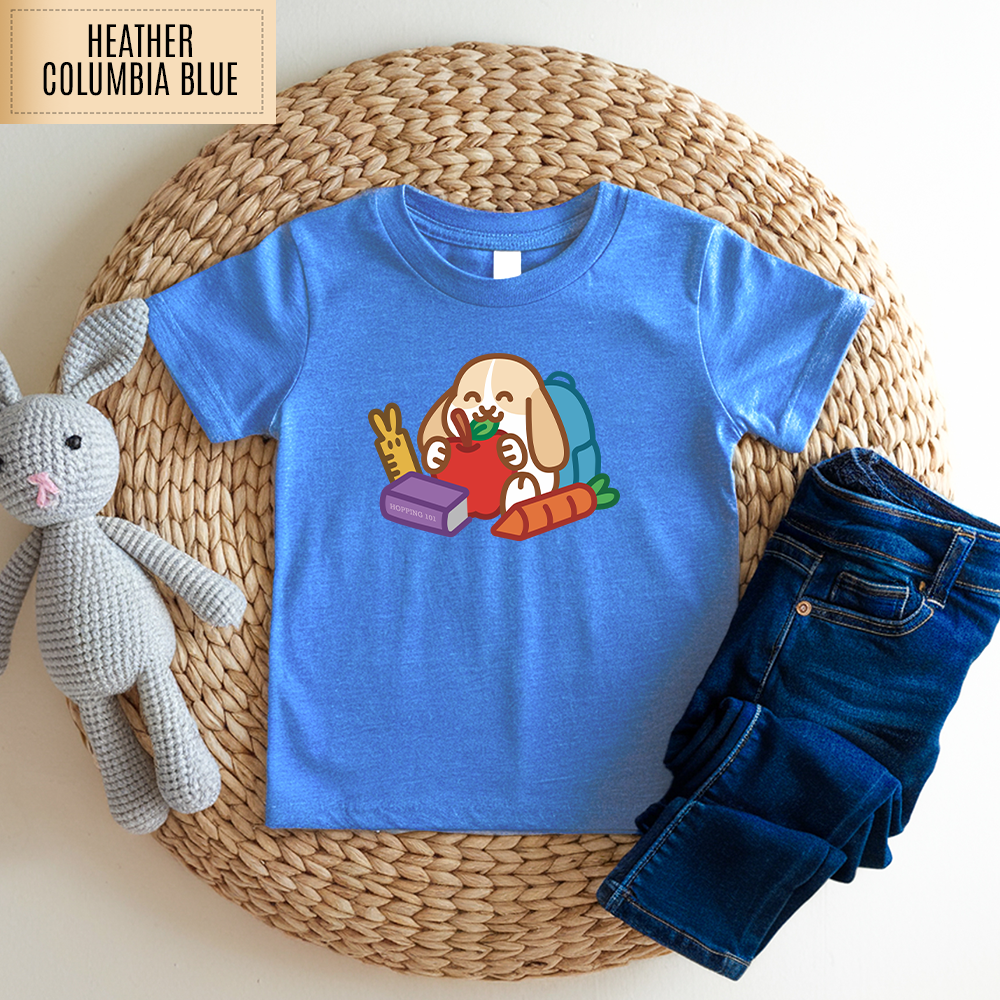 Back-to-School Bunny Toddler Shirt