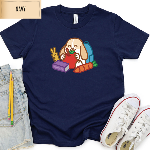 Back-to-School Bunny Youth Shirt
