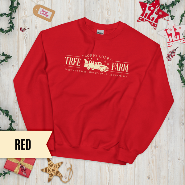 Christmas Tree Farm Adult Sweatshirt