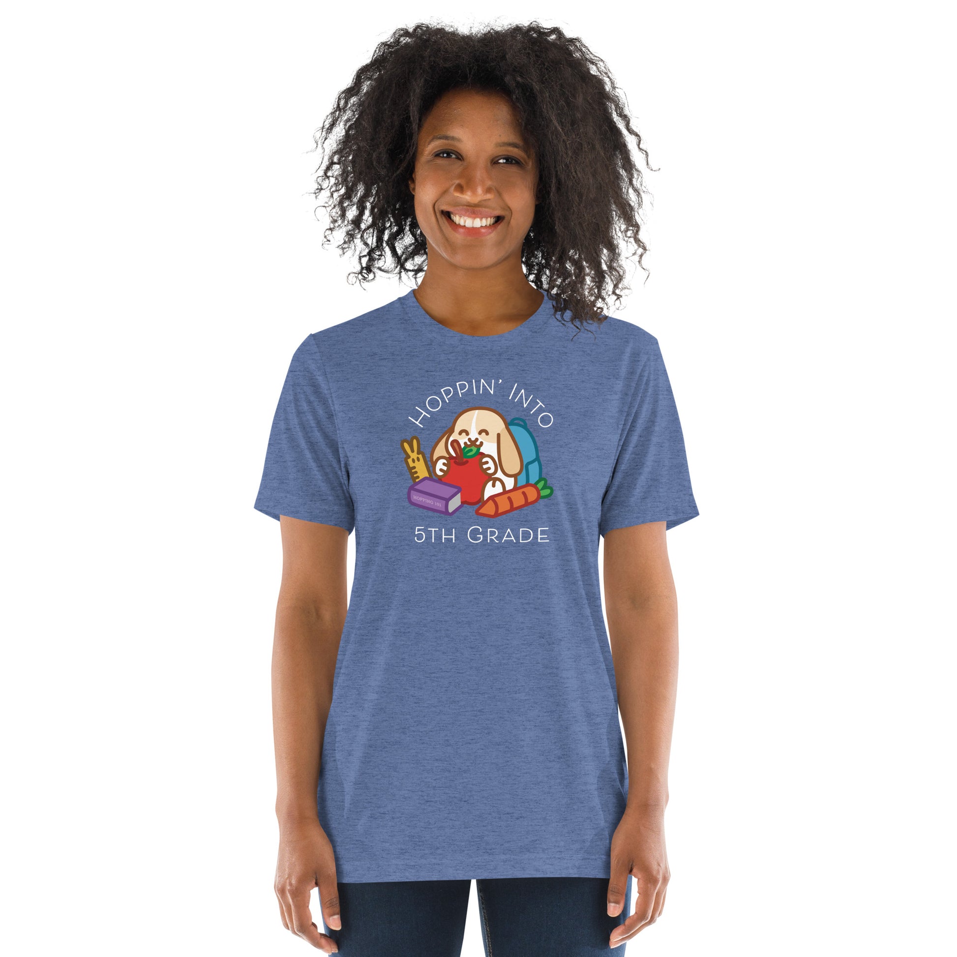 Hoppin' Into 5th Grade Teacher Shirt