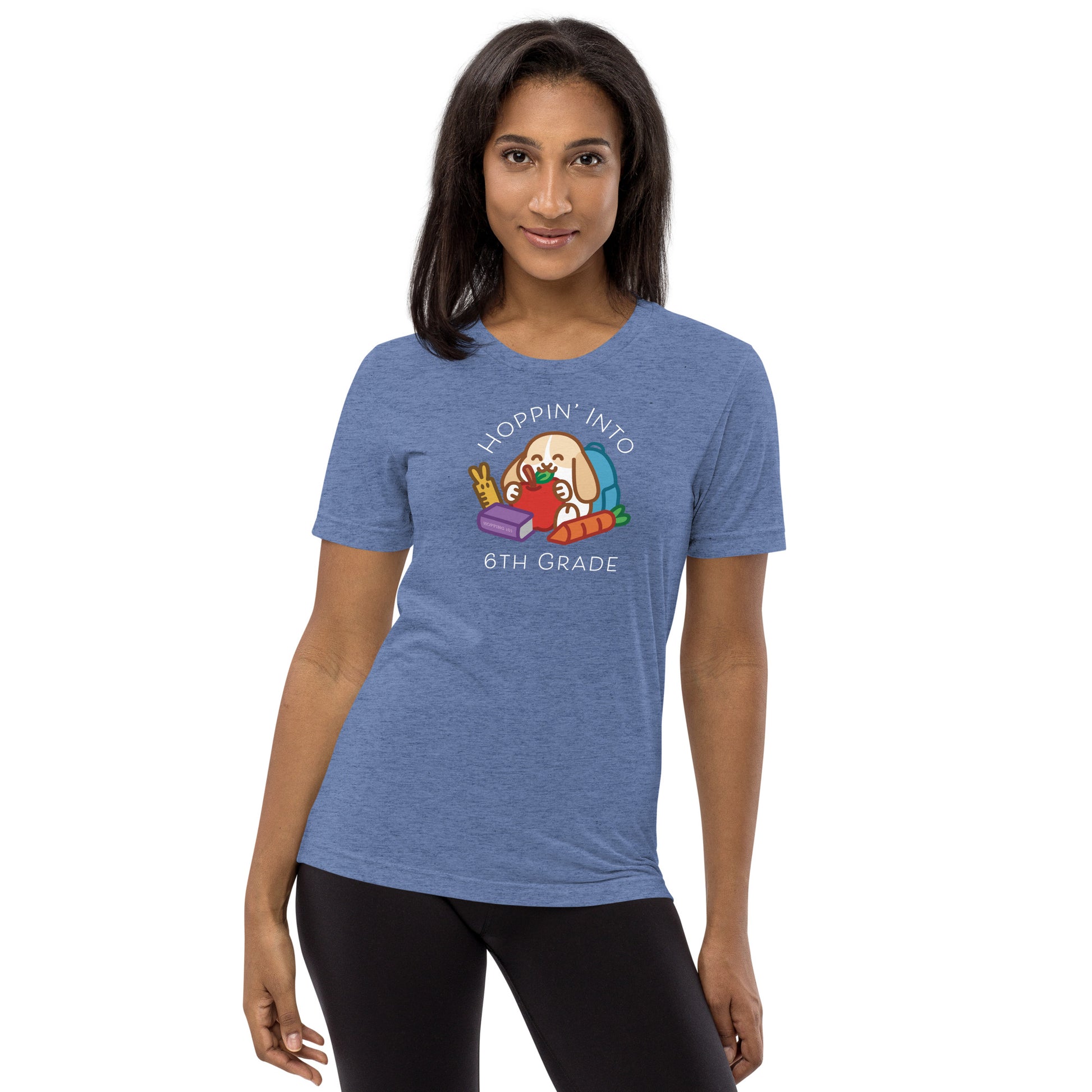 Hoppin' Into 6th Grade Teacher Shirt