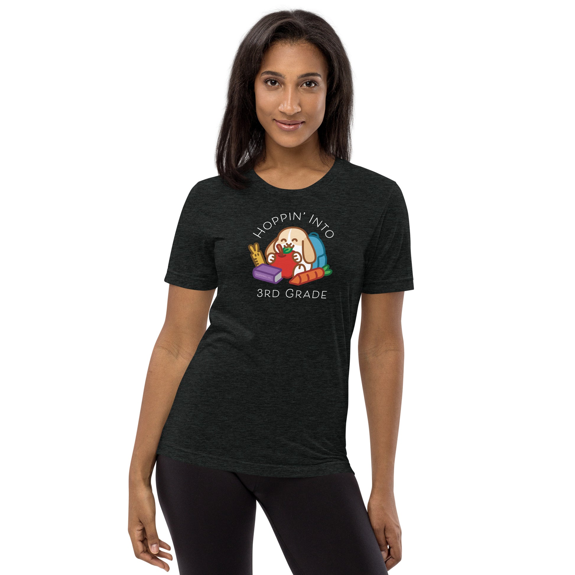 Hoppin' Into 3rd Grade Teacher Shirt